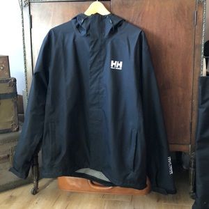 Helly Hansen black rain jacket